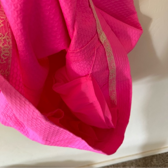 Lilly Pulitzer Gabby Shift Dress | Pop Pink Gold - Picture 4 of 11